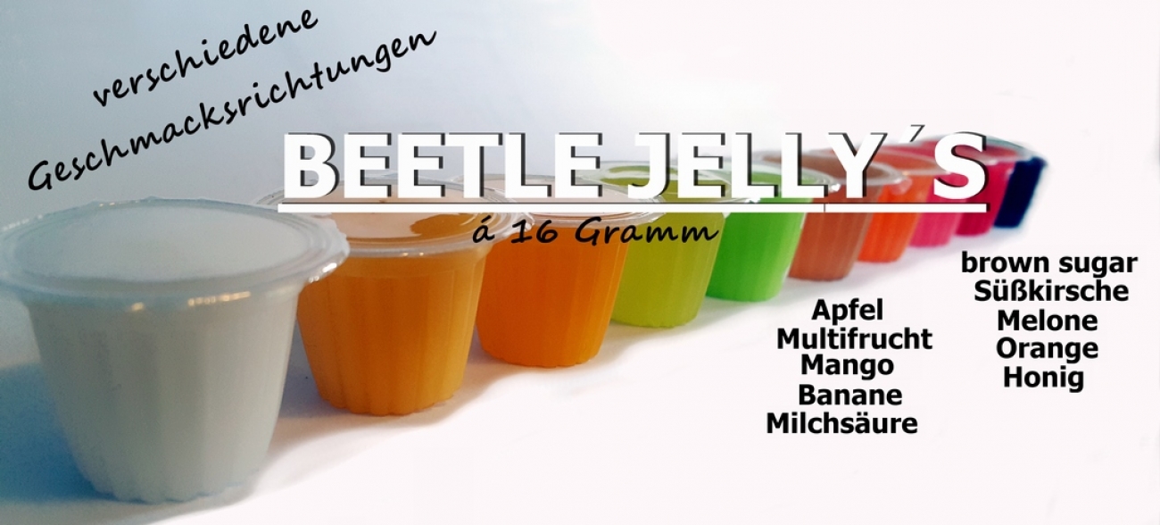 Beetle Jelly, 4 neue Sorten! neuer Preis!